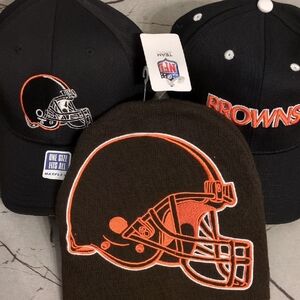 NFL Team Logo Kids Hat Set - Black and Orange